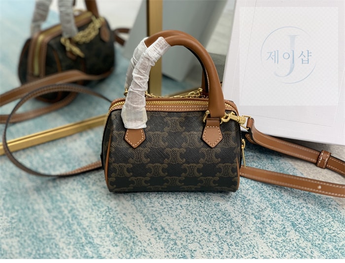 셀린느 나노 미니 보스턴백 트리옹프 캔버스 3번 이미지