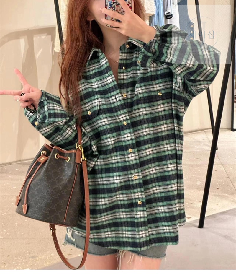 셀린느 클라라 버킷백 트리옹프 캔버스 116882 4번 이미지