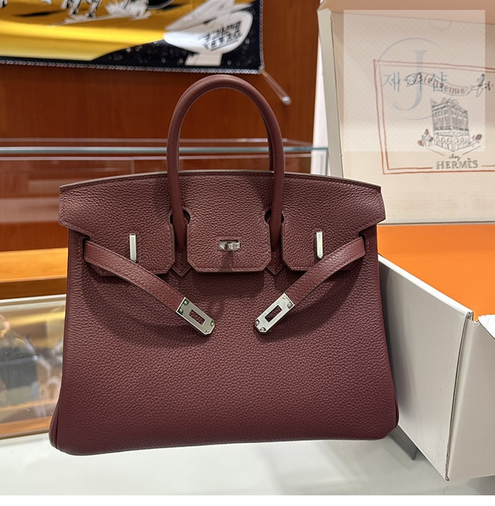에르메스 버킨백 25 토고 은장 4번 이미지