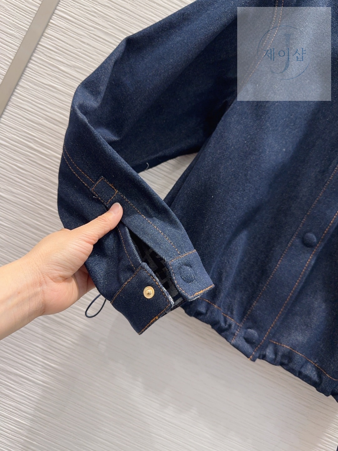 펜디 블루 데님 자켓 5번 이미지