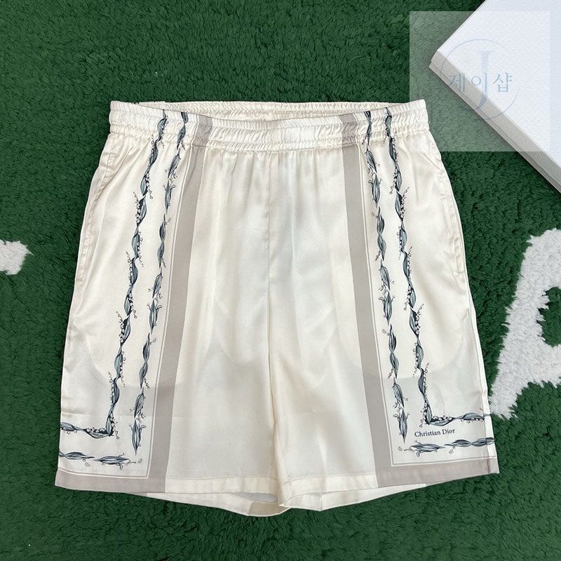 디올 Couture 은방울꽃 버뮤다 숏 팬츠