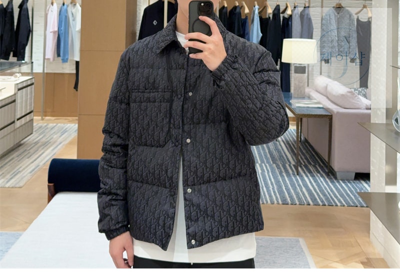 디올 오블리크 다운 자켓（레어）
