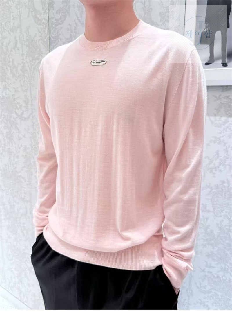 디올 파리스 라벨 울 저지 스웨터（세븐） - 상세 이미지