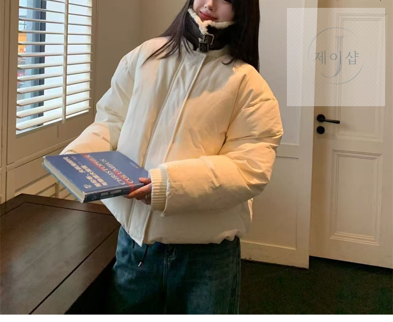 로에베 콘솔 클로저드 파이핑 테크니컬 코튼 블렌드 플리스 자켓 - 상세 이미지