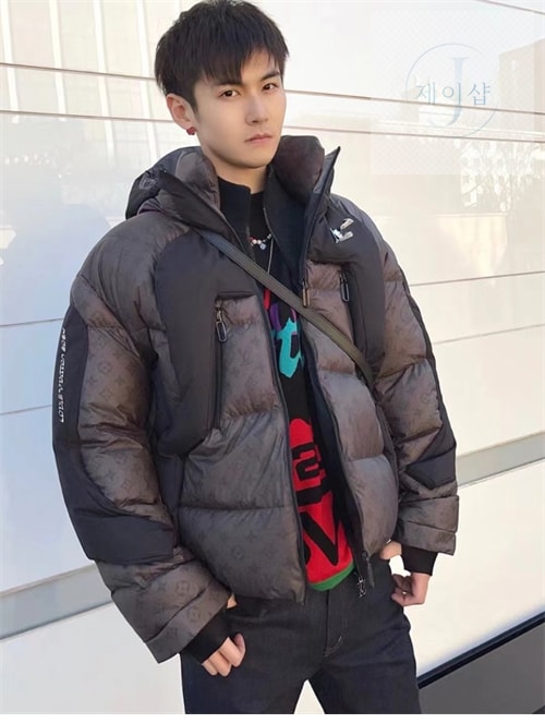 루이비통 2054 히트 모노그램 리액티브 푸퍼 자켓（세븐） - 상세 이미지