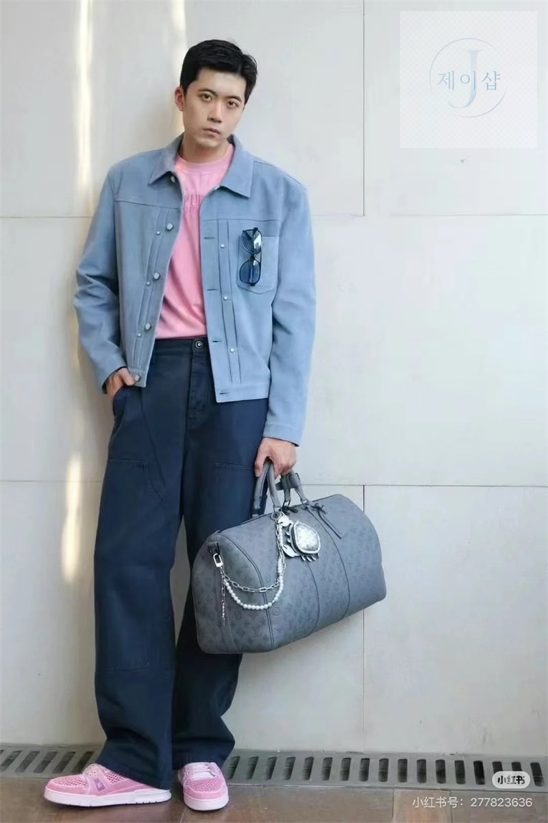 루이비통 25FW 가먼트 다이드 데님 카펜터 팬츠（세븐） - 상세 이미지