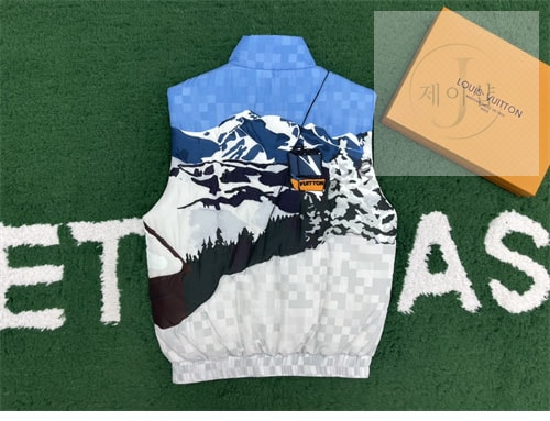 루이비통 스키 SKI 패딩 조끼 베스트 (레어) - 상세 이미지