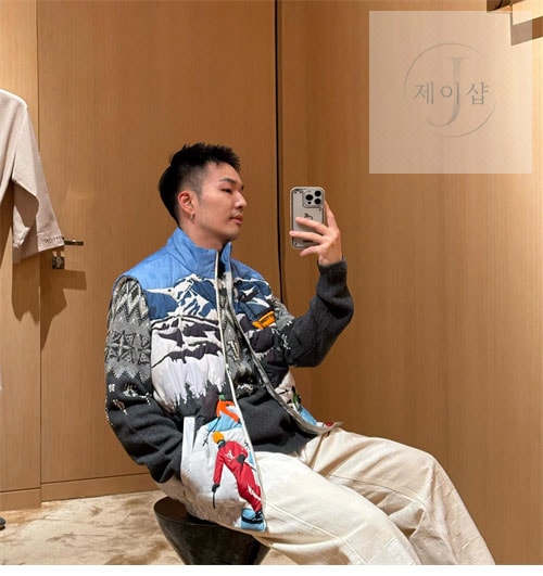 루이비통 스키 SKI 패딩 조끼 베스트 (레어) - 상세 이미지