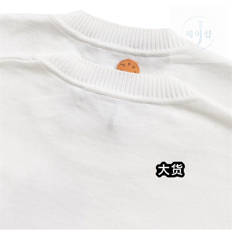루이비통 엠벨리시드 LV 리본 반팔 티셔츠 - 상세 이미지