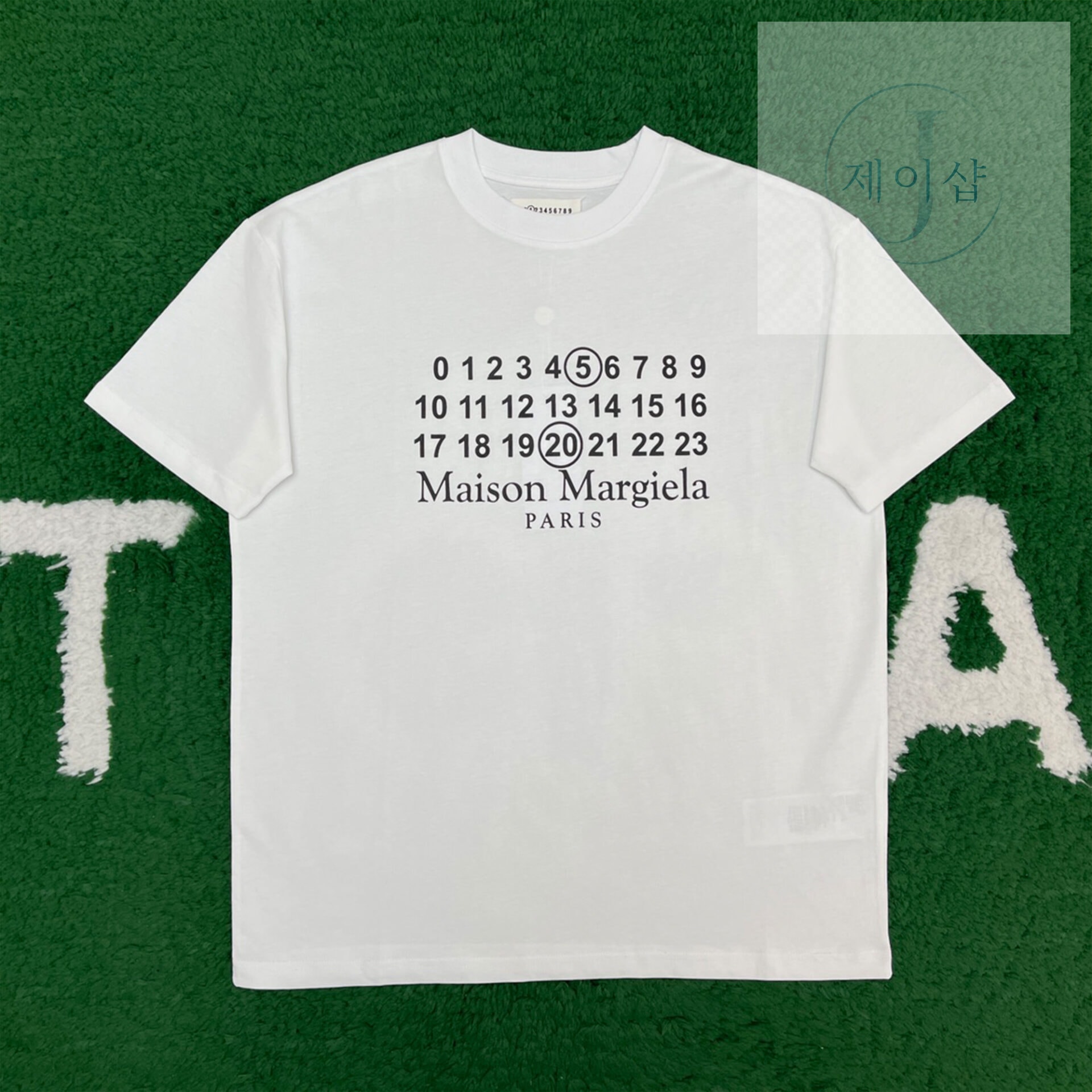마르지엘라 MM6 시그니처 520 루즈핏 반팔 티셔츠 “2COLOR”
