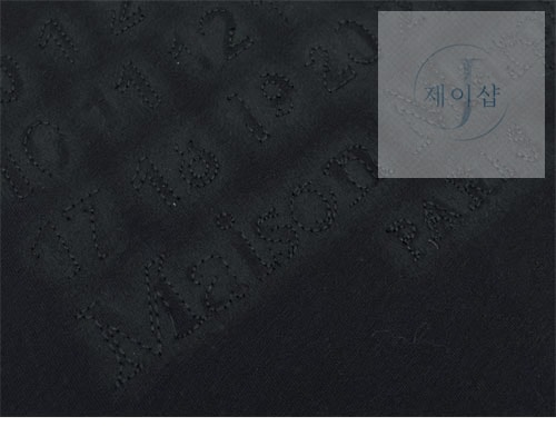 메종마르지엘라 MM6 Logo 자수 반팔 티셔츠 （레어） - 상세 이미지