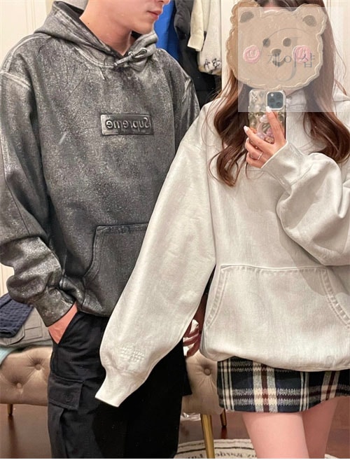 메종마르지엘라 x 슈프림 박스로고 후디 - 상세 이미지