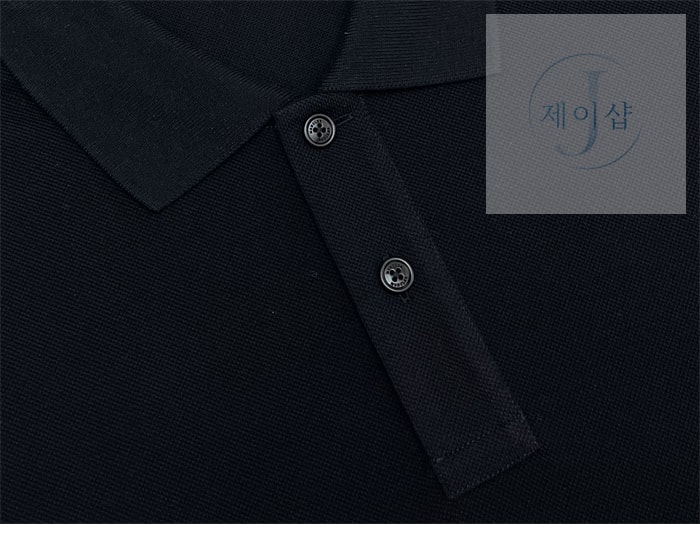 몽클레어 삼선 트리밍 코튼 피케 반팔 티셔츠（레어） - 상세 이미지