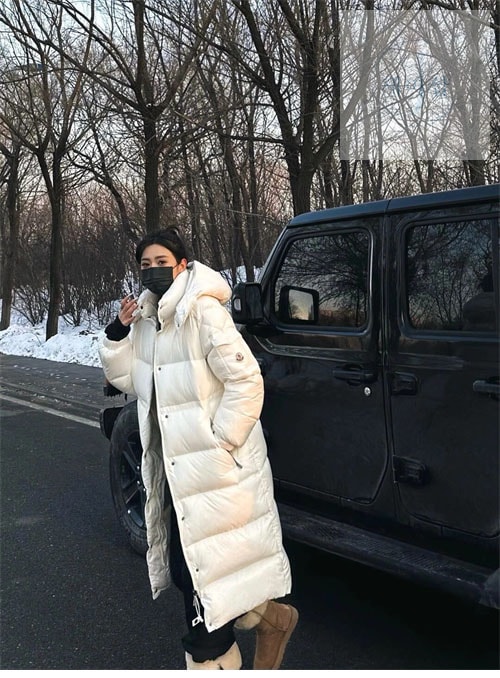 몽클레어 카베타즈 Cavettaz 롱 다운 패딩 - 상세 이미지