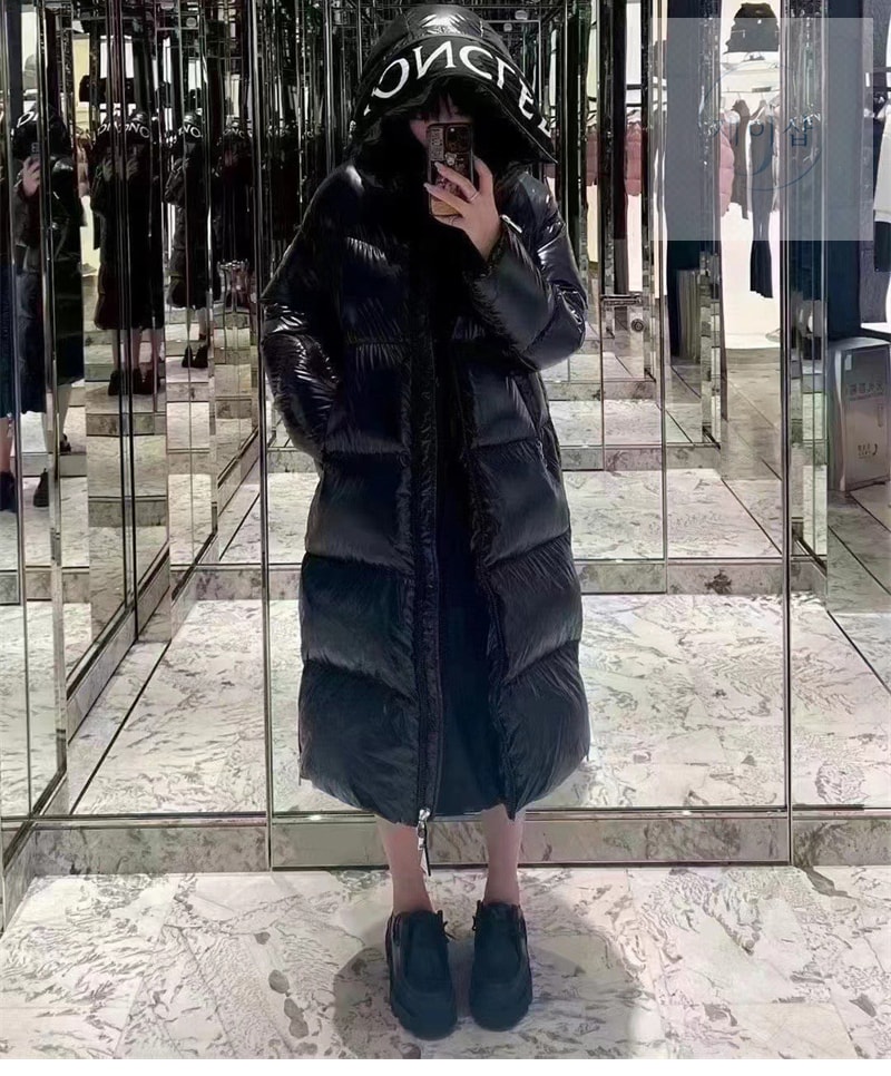 몽클레어 후페롱 롱 다운 패딩 자켓 - 상세 이미지