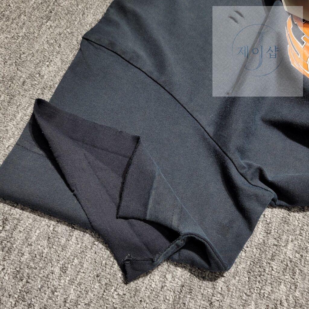발렌시아가 22SS MAISON 로고 반팔 티셔츠 블랙 - 상세 이미지