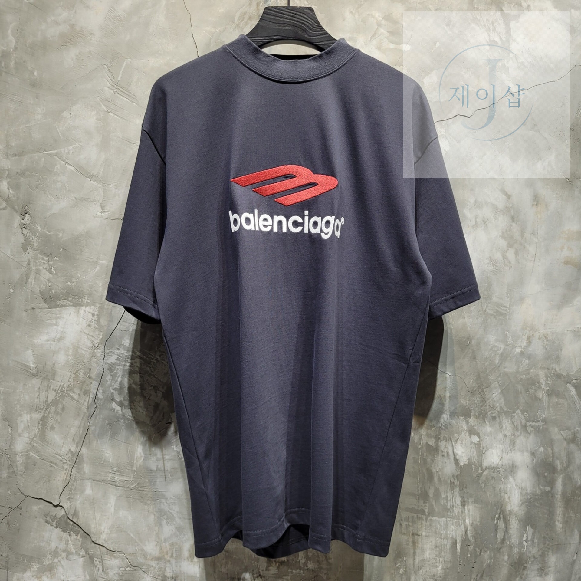 발렌시아가 24SS 3B SPORTS ICON 반팔 블랙