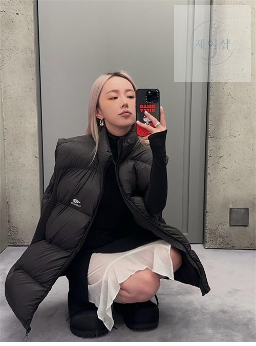 발렌시아가 3B 스포츠 아이콘 스키 푸퍼 패딩 베스트（레어） - 상세 이미지