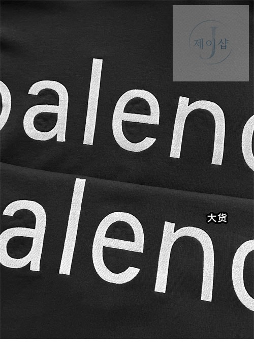 발렌시아가 BAL.COM 후드 - 상세 이미지