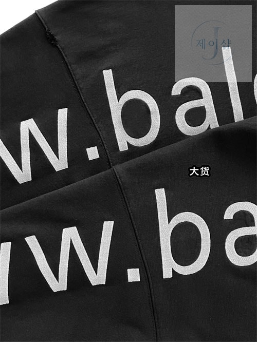 발렌시아가 BAL.COM 후드 - 상세 이미지