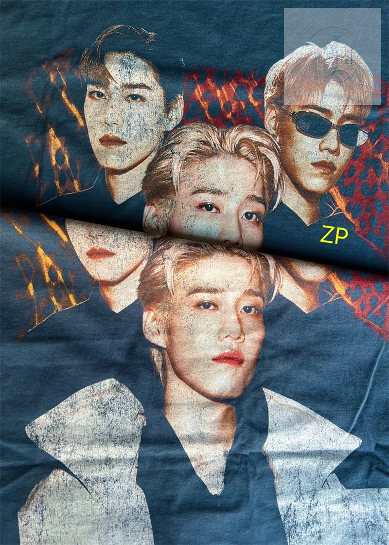 발렌시아가 피피 끄릿 오버사이즈 반팔 티셔츠