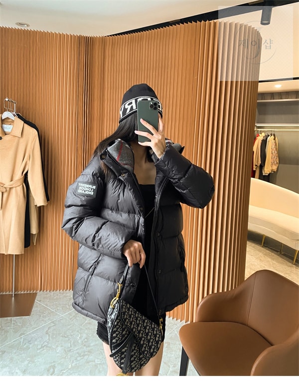 버버리 록웰 디태처블 후드 푸퍼 패딩 자켓 - 상세 이미지