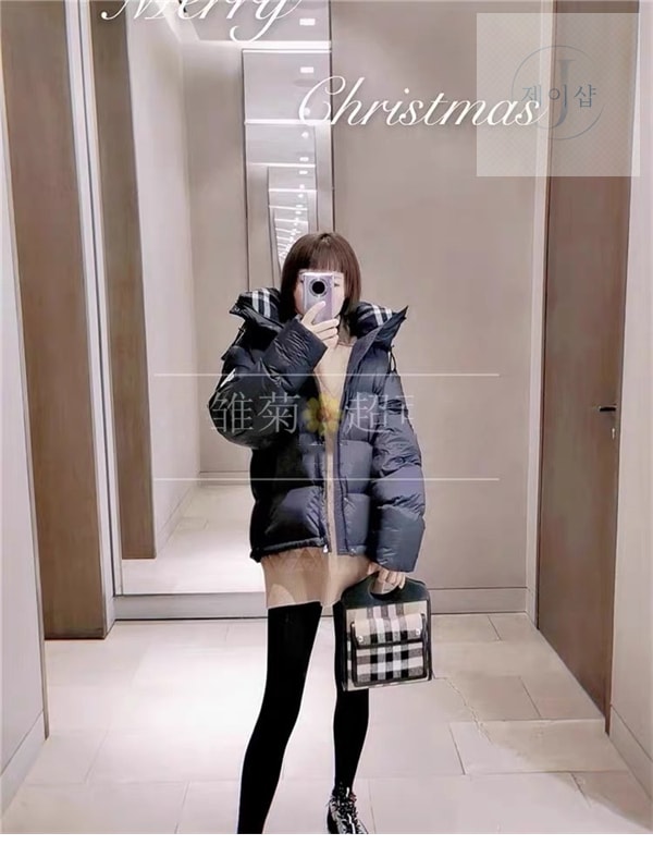 버버리 록웰 디태처블 후드 푸퍼 패딩 자켓 - 상세 이미지