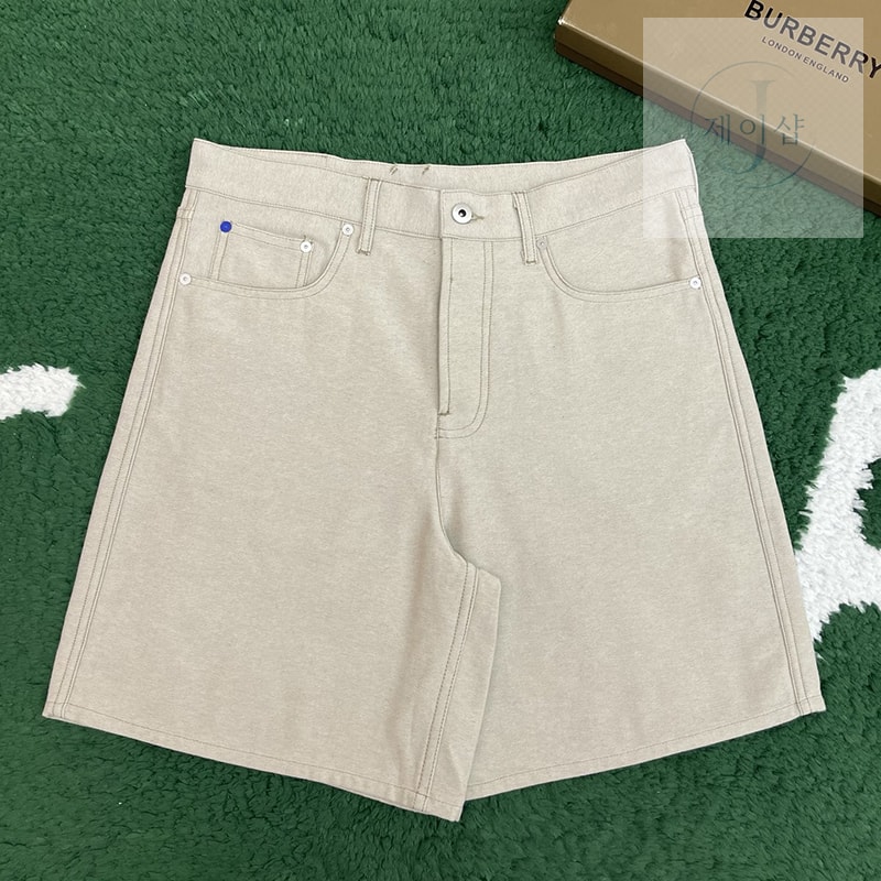 버버리 코튼 블렌드 EKD 숏 팬츠