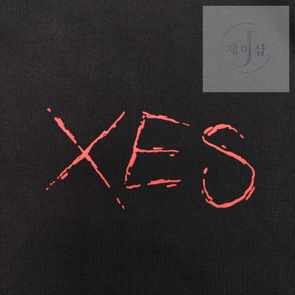 베트멍 24SS XES 오버사이즈 후드 티셔츠 블랙 - 상세 이미지