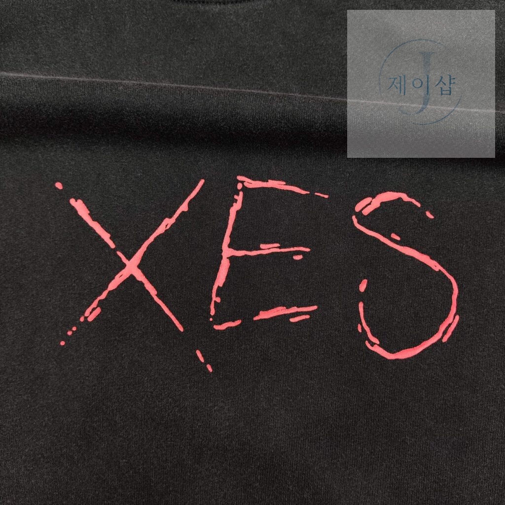 베트멍 24SS XES 프린팅 반팔 티셔츠 블랙 - 상세 이미지