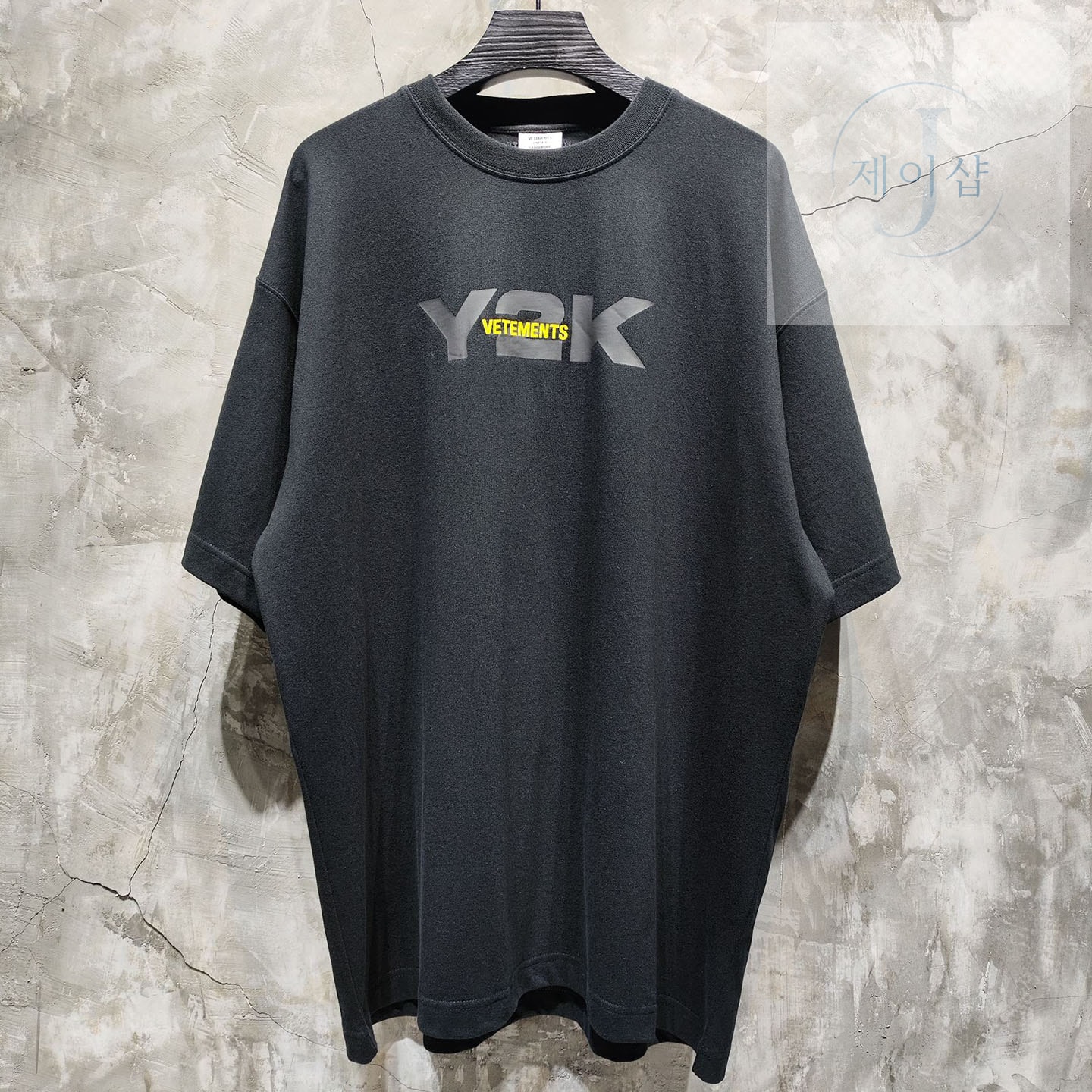 베트멍 Y2K 반팔 티셔츠 블랙