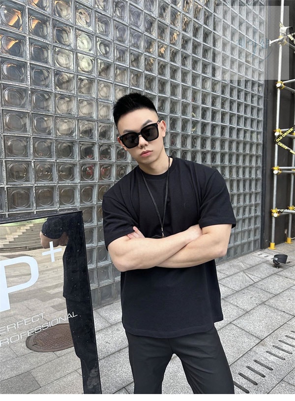 생로랑 CASSANDRE 피케 반팔 티셔츠（세븐） - 상세 이미지