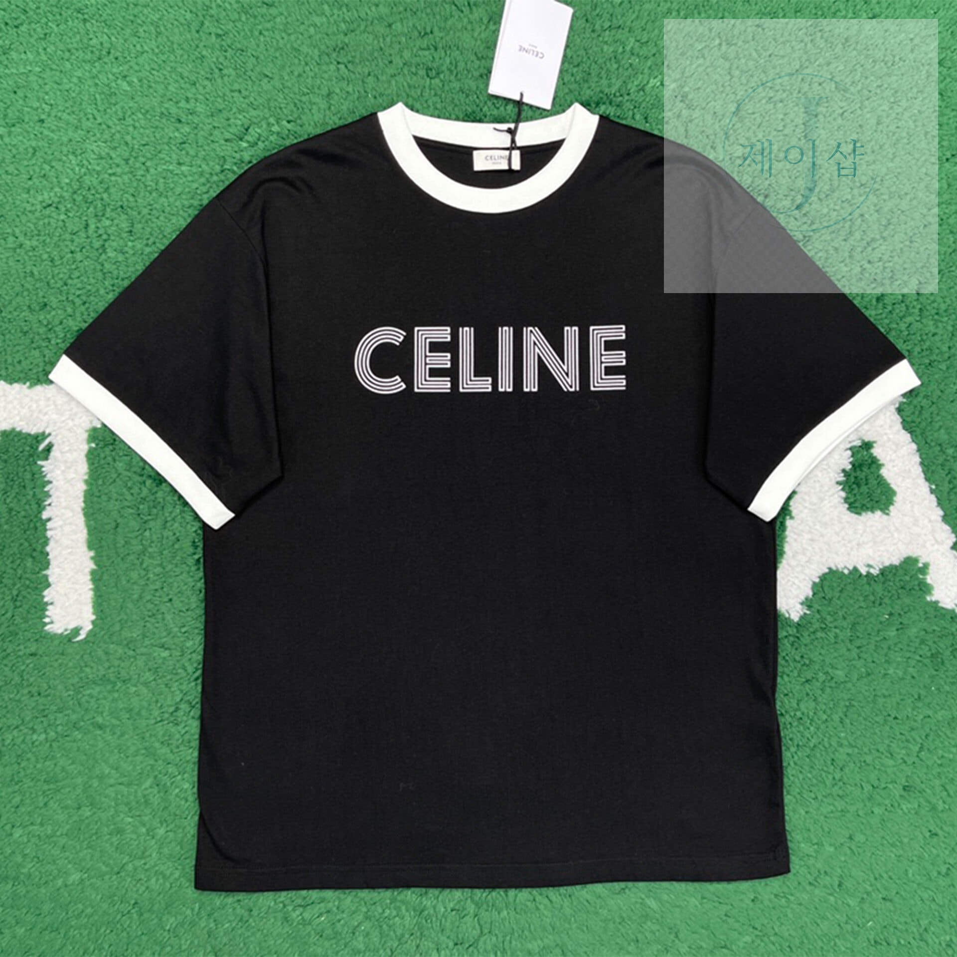 셀린느 23FW 로고 프린팅 반팔 티셔츠 “2COLOR”