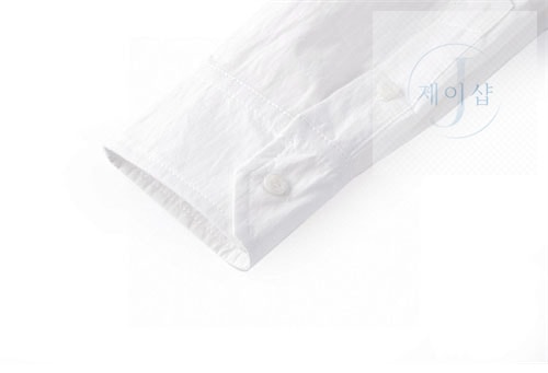 셀린느 24ss 트리옹프 로고 자수 린넨 셔츠 - 상세 이미지