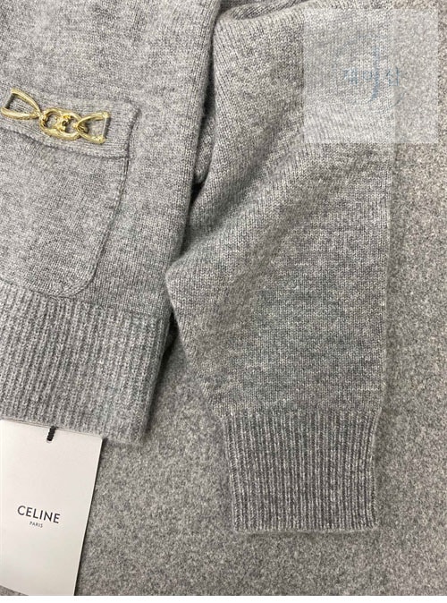 셀린느 해리티지 캐시미어 구르메트 가디건 （TJ） - 상세 이미지