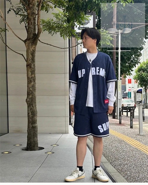 슈프림 울트라스웨이드 메쉬 숏 팬츠 네이비 - 상세 이미지