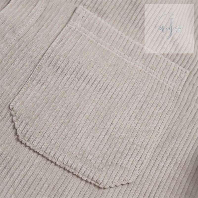 스톤아일랜드 코듀로이 오버셔츠（세븐） - 상세 이미지