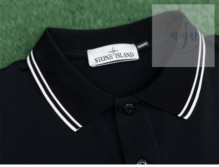 스톤아일랜드 폴로 반팔 티셔츠 (레어) - 상세 이미지