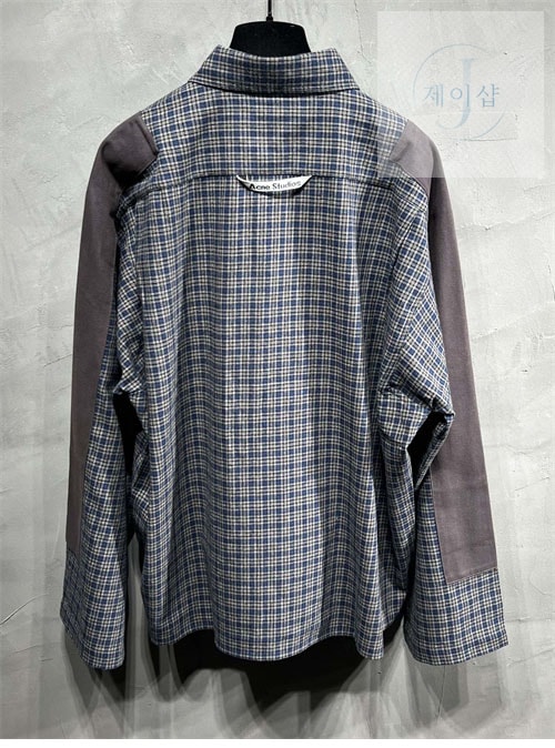 아크네 24FW 체크 플란넬 셔츠 - 상세 이미지