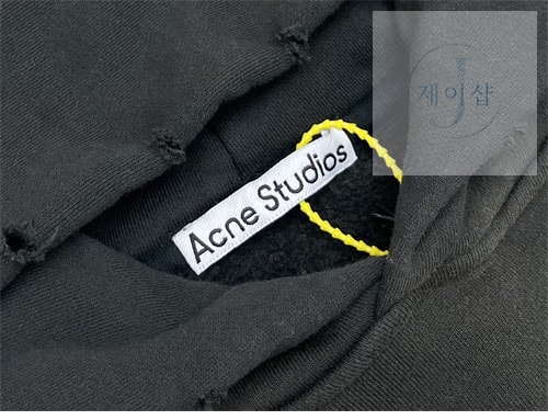 아크네 로고 빈티지 오버사이즈 후디 4컬러（레어） - 상세 이미지