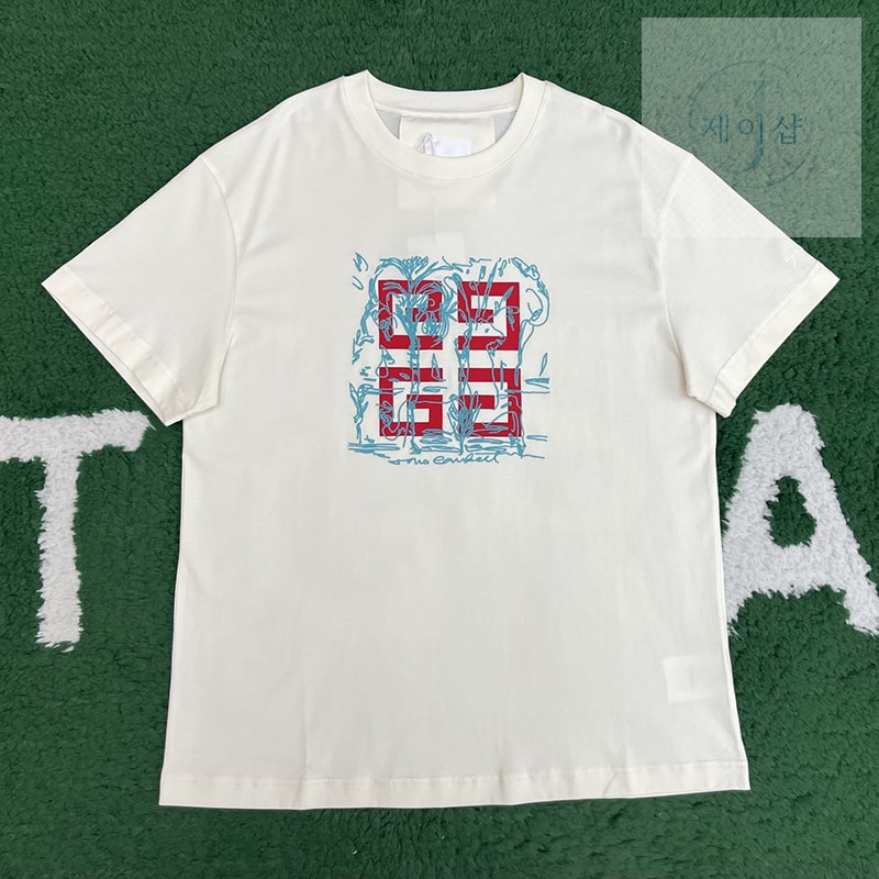 지방시 4G 프린트 코튼 반팔 티셔츠