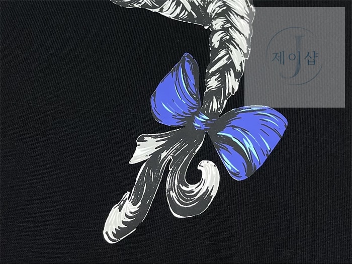 지방시 코튼 4G 브레이드 프린트 티셔츠（레어） - 상세 이미지