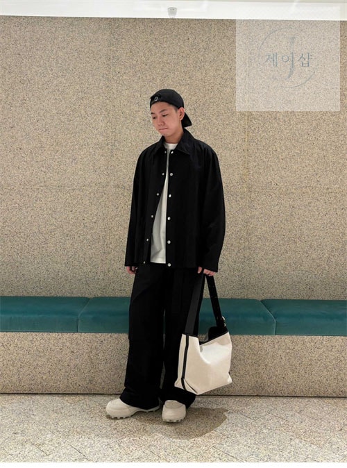 질샌더 남성 밀리터리 로고 자켓 3컬러（레어） - 상세 이미지