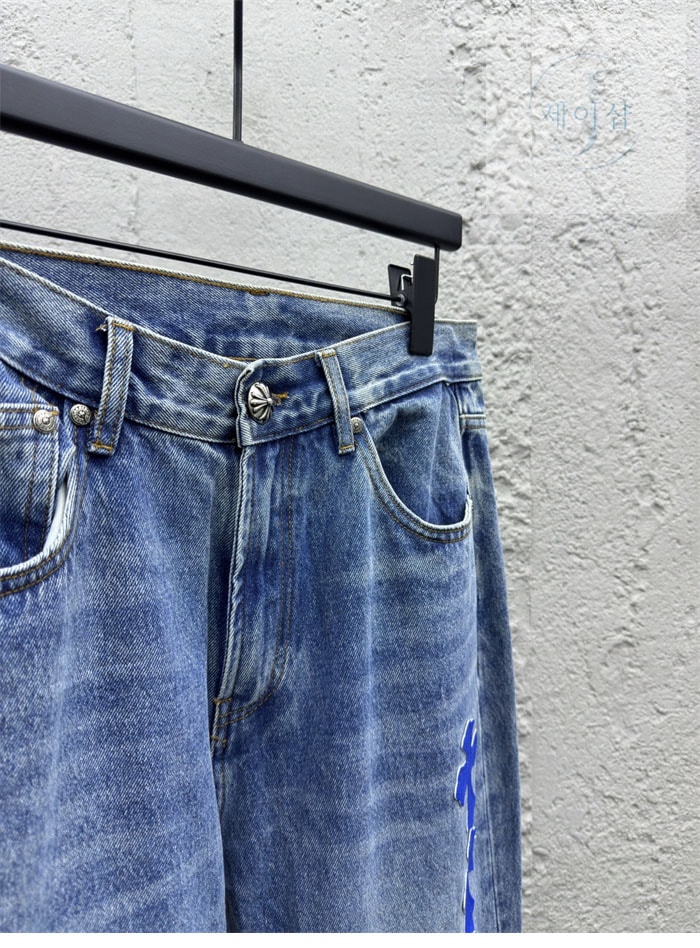 크롬하츠 멀티 크로스 데님 팬츠 - 상세 이미지