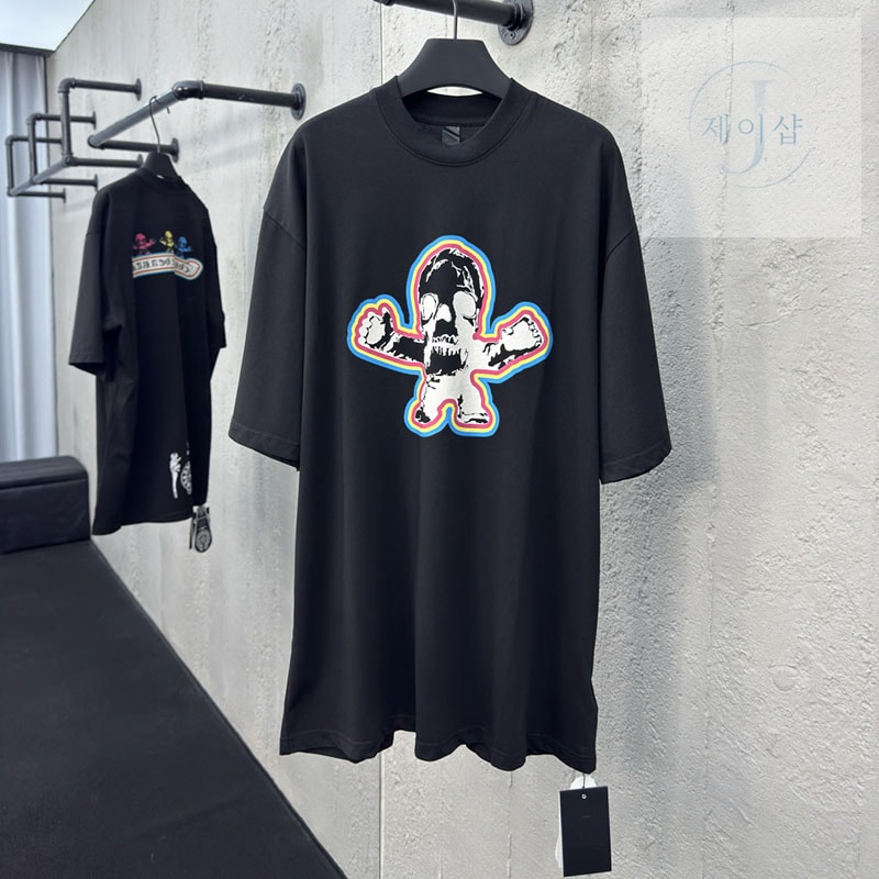크롬하츠 포티 해리스 티터 반팔 티셔츠