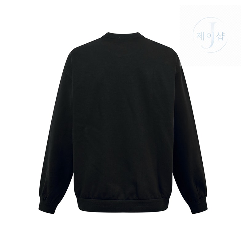 프라다 밀라노 로고 더블 저지 나일론 크루넥 스웨트셔츠 맨투맨 (세븐) - 상세 이미지