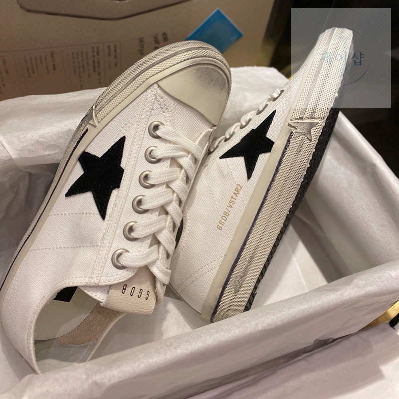 골든구스 Vstar2 블랙스타 스니커즈