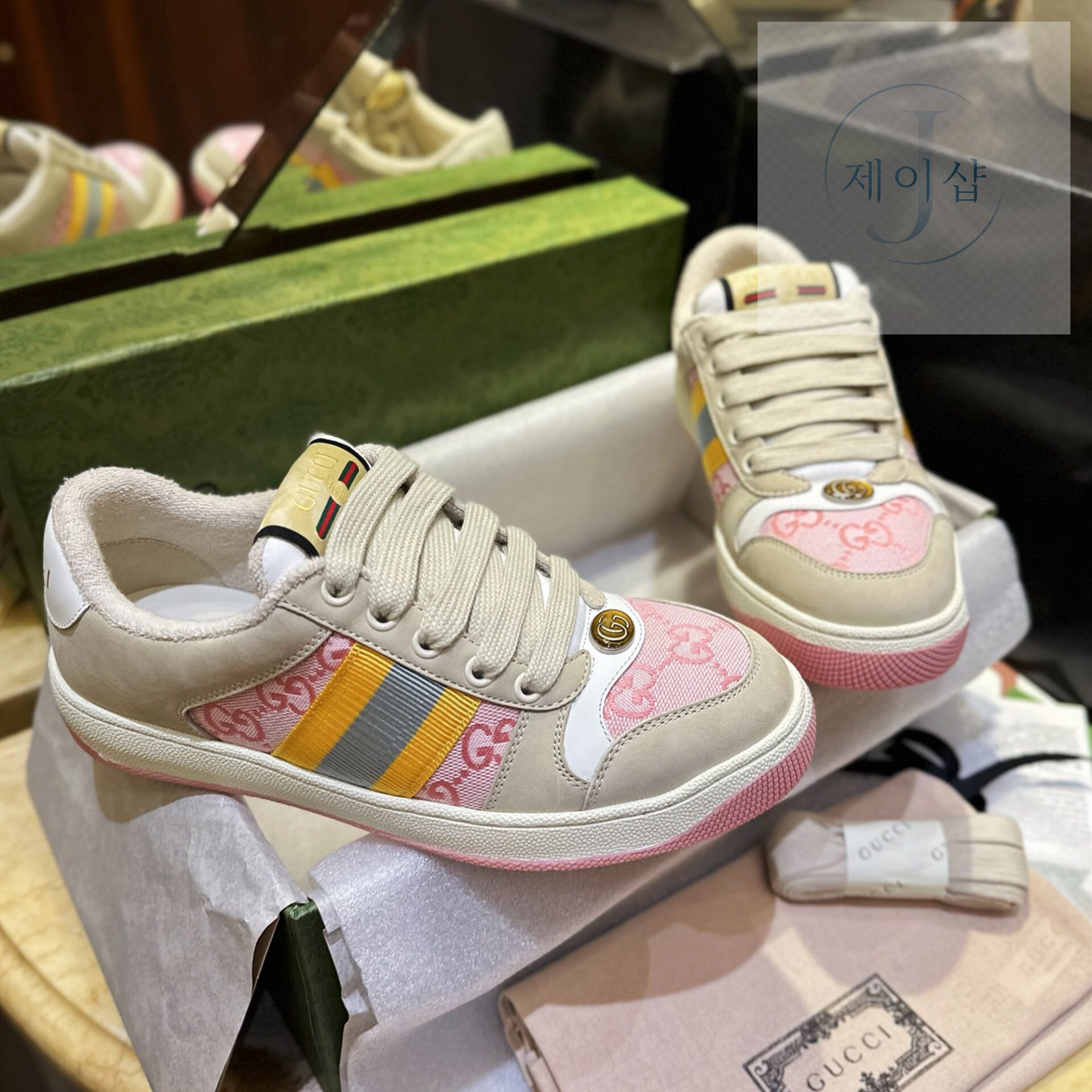 구찌 GG 모티브 스크리너 스니커즈 “35SIZE – 40SIZE”