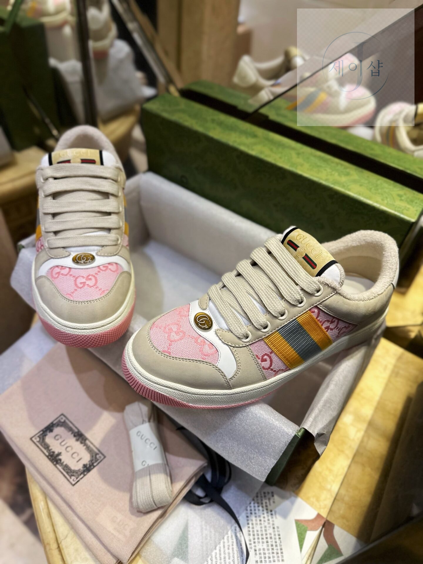 구찌 GG 모티브 스크리너 스니커즈 “35SIZE – 40SIZE” - 상세 이미지
