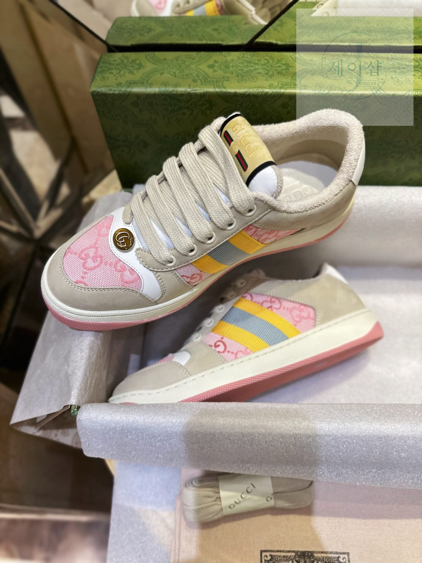 구찌 GG 모티브 스크리너 스니커즈 “35SIZE – 40SIZE” - 상세 이미지